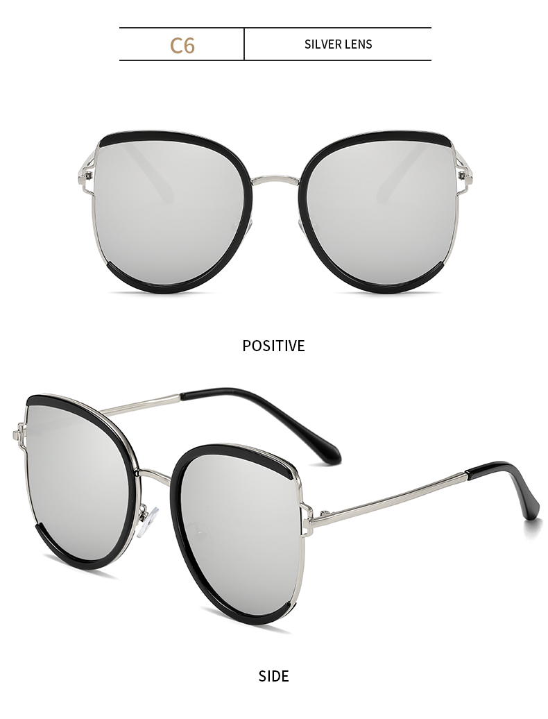 Quality sunglass retro designer colorful lens low cost Super X Studio